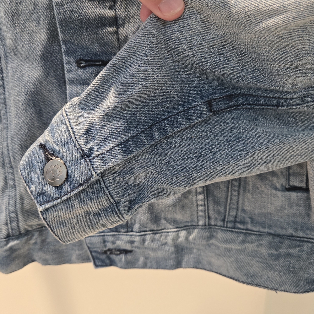 Spiritual Gangster Blue Denim Jacket - Picture 3 of 9
